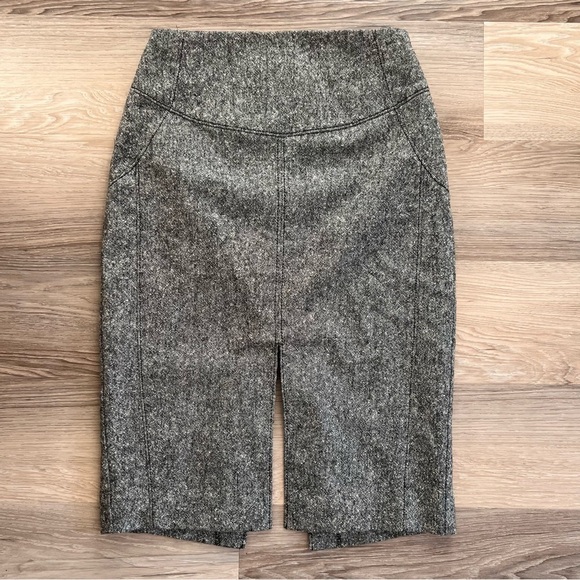 Express Women’s Gray Wool Blend Skirt - Picture 2 of 9